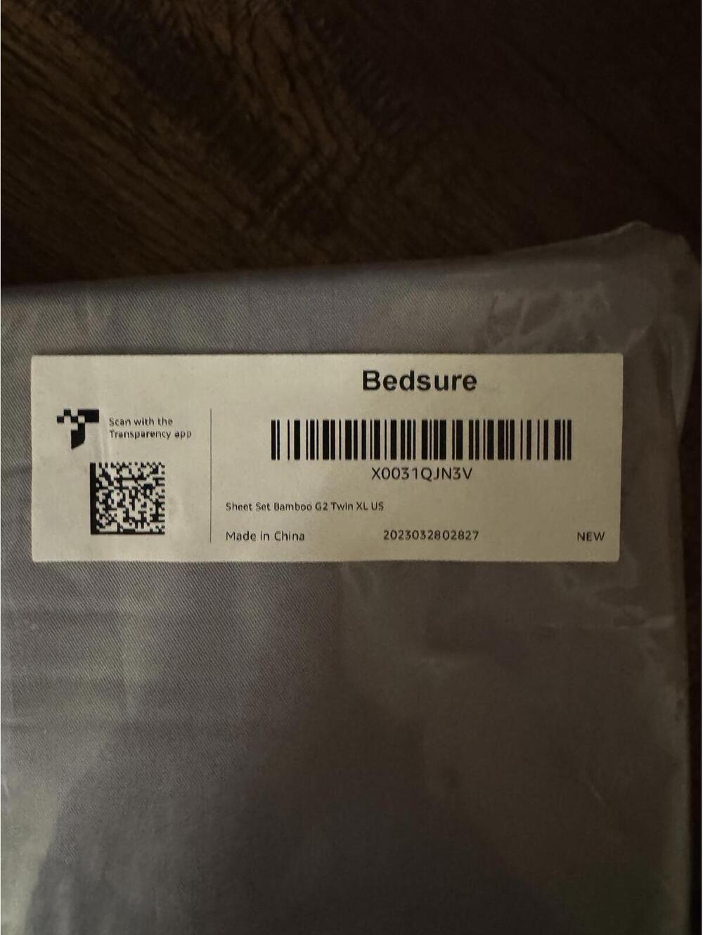 Bedsure | Gray Dorm Bed Sheets | Size Twin XL | NIB | 1064 - Picture 5 of 5